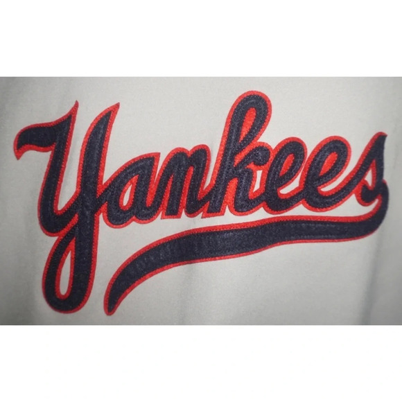 Nike New York Yankees Reggie Jackson Cooperstown Collection Sweatshirt Jersey 2X - Picture 3 of 13